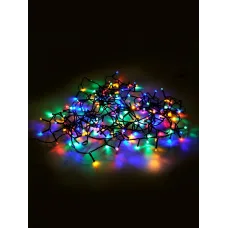 Светодиодная электрогирлянда Бахрома 100 мульти LED, 2х0,55м, IP44, соединяемая, Jazzway
