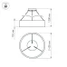 Светильник SP-TOR-RING-HANG-R460-33W Warm3000 (BK, 120 deg) (ARL, IP20 Металл, 3 года)