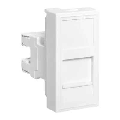 Розетка RJ45, категории 5e (ширина 1 модуль)