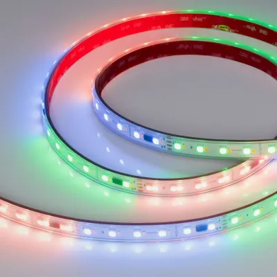 Лента светодиодная 16 Вт/м 24В IP66 RGBW 120LED/м SPI-BA120-14mm SMD 5060/2835 5 м