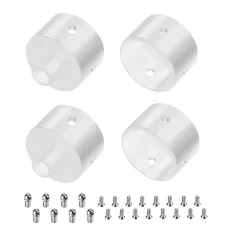 Заглушка WPH-FLEX-D22-360deg WHITE ALU с отверстием (ARL, металл)