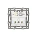 Механизм розетки с USB зарядкой SCT-MUAA-PL-WH 250V, 16A