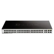 Коммутатор неуправляемый, 48x10/100/1000Base-T, 4x100/1000Base-T/SFP