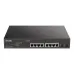 Коммутатор управляемый L2, PoE, 8x10/100/1000Base-TX, 2x1000Base-X SFP, 242 Вт