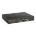Коммутатор управляемый L2, PoE, 8x10/100/1000Base-TX, 2x1000Base-X SFP, 242 Вт