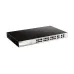 Коммутатор управляемый L2, PoE, 24 порта 10/100/1000 Мб/с, 4хRJ45/SFP, 370 Вт