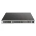 Коммутатор управляемый L2, PoE, 48x10/100/1000Base-T, 4x100/1000Base-T/SFP, 370 Вт