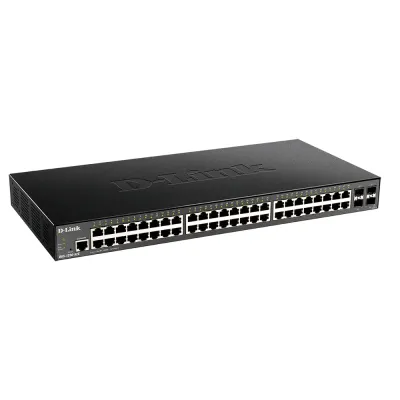 Коммутатор управляемый L2 48 портов 10/100/1000 Мб/с, 4хSFP+