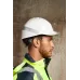 Каска защитная DIAMOND VI WIND из ABC с вентиляцией белого цвета