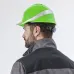 Каска защитная DIAMOND VI WIND из ABC с вентиляцией зеленого цвета