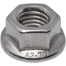 DIN 6923 Гайка шестигранная с фланцем M12 A2 (100 шт)
