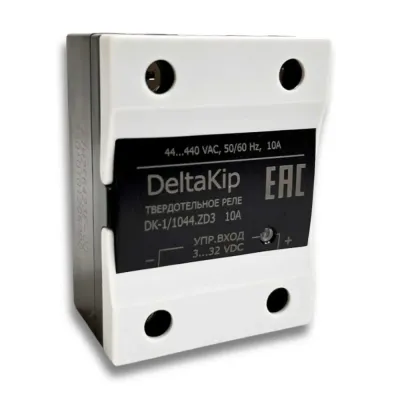 Реле твердотельные однофазные общепромышленные DK-HD1044.ZD3. 10А. 3...32VDC