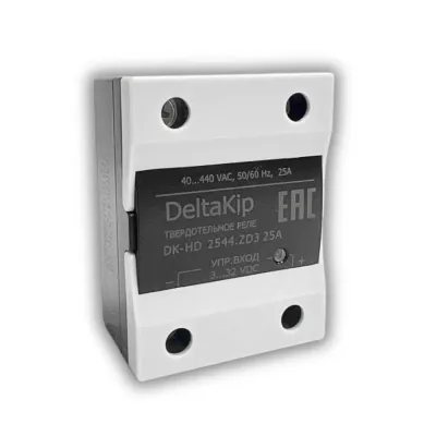 Реле твердотельные однофазные общепромышленные DK-HD2544.ZD3. 25А. 3...32VDC