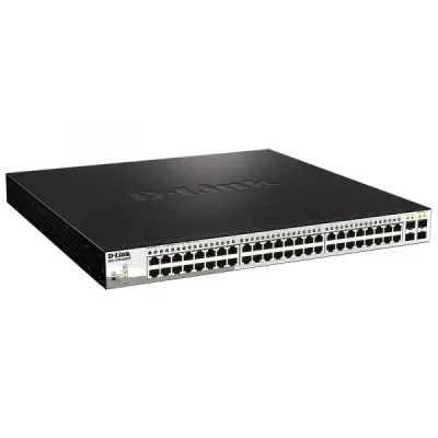 Коммутатор настраиваемый L2 PoE 52 порта, 48хPoE 10/100/1000 Мб/с, 4хSFP, 740 Вт