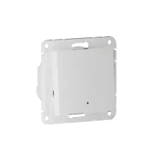 ATLASDESIGN SMART ВЫКЛЮЧАТЕЛЬ 1-клавишный с опциональной нейтралью., Zigbee, сх.1, L(N), 10А, мех., БЕЛЫЙ