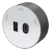 MultiTrack Розетка 2хUSB (тип А+С) 18Вт, 5В/3А Белый