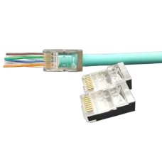 Вилка RJ45 Q-PLUG, категория 5e, FTP, для полевой установки, без цвета, 50 штук