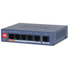 Коммутатор управляемый 4x100Мбит/с (RJ45 с PoE+,  PoE++), 2x1Гбит/с (RJ45) 60Вт