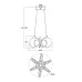 Светильник подвесной Jumbo 47Вт 4000К IP20 Freya FR6047PL-L120W