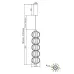 Светильник подвесной  Maytoni Golden Cage MOD216PL-L10G3K LED 17W Золото