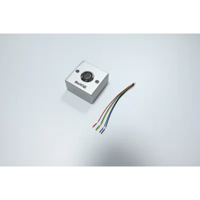 TM-OP(S)-02L Кнопка выхода накладная с подсветкой Титанум