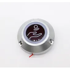 Кнопка выхода сенсорная TM-OP(S)-01WS IP65 Титанум(круглая)