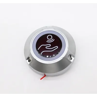Кнопка выхода сенсорная TM-OP(S)-01WS IP65 Титанум(круглая)