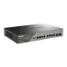 Коммутатор управляемый L2, PoE, 8x10/100/1000Base-T, 2x1000Base-X SFP, 130 Вт