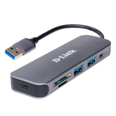 Концентратор 2 порта USB 3.0, 1 , слоты для карт SD,microSD, разъем USB 3.0
