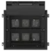 Люк MultiDeS на 12 модулей IP40 для бетонных полов с монтажной коробкой тип MDK10