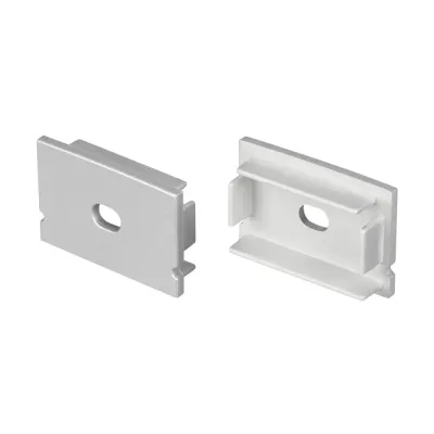 Заглушка LINE-3020 SILVER с отверстием (ARL, пластик)