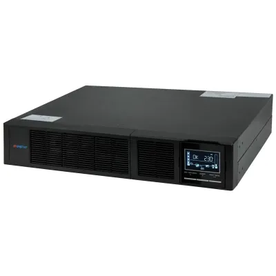 Источник бесперебойного питания Online Энергия Омега S-1000-230V-36V-RT Rack Tower, 1000 ВA/1000 Вт, 1Ф/1Ф, LED-дисплей, с АКБ(3шт), IEC-320-C13 (8шт.), 2U, з/у 12А, DC 36В, RS232, USB, сл