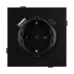 Механизм розетки с USB зарядкой SCT-TENDO-MUAC-PL-BK 230V, 16A, Чёрный, 1 пост