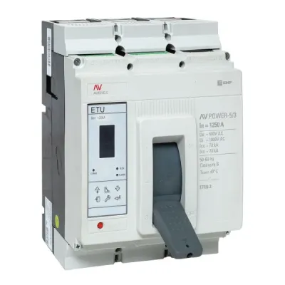 Автоматический выключатель AV POWER-5/3 1250А 70kA ETU6.2 AVERES