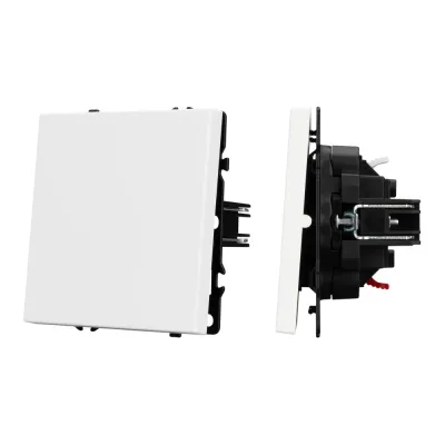 Механизм звонкового выключателя SWT-NOBE-MKR1-SFPL-L-WH 230V, 10A, Белый, 1 пост