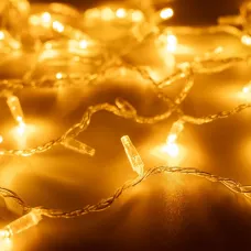 Гирлянда светодиодная декоративная ARD-STRING-CLASSIC-1000-CLEAR-100LED-PULSE Yellow 230V, 7W ARDCL, IP65