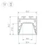 Профиль LINE-3535-TRAY-3000 BLACK Алюминий