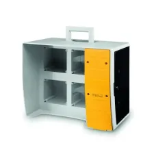 MBOX2 Корпус на 16 модулей и 4 поста с основанием 136х125 мм.