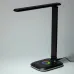 Настольный светильник ЭРА NLED-502-11W-BK светодиодный с RGB ночником черный