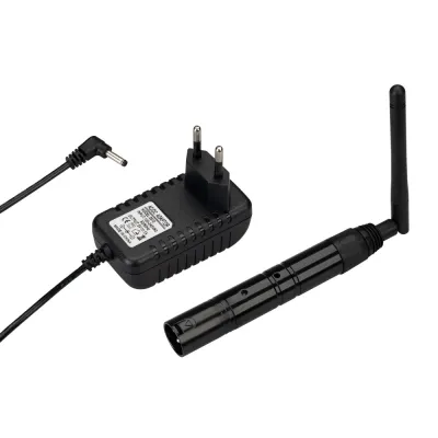 Усилитель SMART-DMX-Transmitter Black 5V, XLR3 Female, 2.4G ARL, IP20 металл, 5 лет