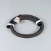 Лента герметичная MOONLIGHT-BLACK-TOP-G280-D25mm 24V RGB 360deg 14.4 W/m, IP65, 1m, wire x1, вывод прямой, 3 года