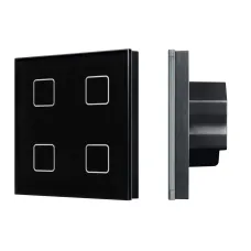 Панель сенсорная INTELLIGENT ARLIGHT DALI-301-11-IN Black (BUS/24V, Backlight) (ARL, IP20 Пластик, 5 лет)