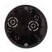 Коробка установочная ЭРА KUP-73-73-m-black черная 73х73мм для полых стен саморезы металлические лапки IP20