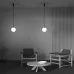 Светильник подвесной  Maytoni Luna P039PL-5W4K-20-B LED 5W Черно-белый