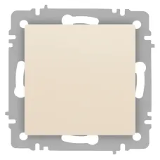 Кнопка Intro Accent 6-109-02 , 10А-250В, IP20, СУ, слоновая кость