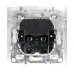 Минск Розетка 1-местная СП с/з 16А белая с защ. штор. с 2 USB 2,1А EKF