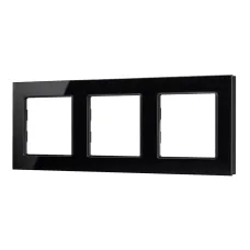 Рамка стеклянная FRM-GLARE-GS-3-BK