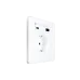 Розетка С/У с ЗК и зар.устр.USB А+С 20Вт (250В, 16А, защит.шторки), Арктический лед , Systeme Infinity Розетка С/У с ЗК и зар.устр.USB А+С 20Вт (250В, 16А, защит.шторки), Арктический лед , Systeme Infinity