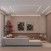 Профиль с экраном SL-LINIA62-F-2500 BLACK+OPAL ( Алюминий)