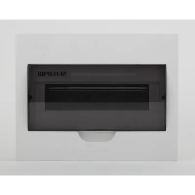 Корпус пластиковый встраиваемый ЭРА SIMPLE ЩРВ-П-12 IP41 прозрачная крышка белый